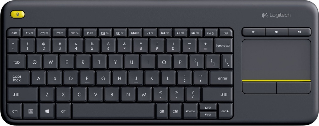 Clavier sans fil Logitech K400 Plus Gris Foncé