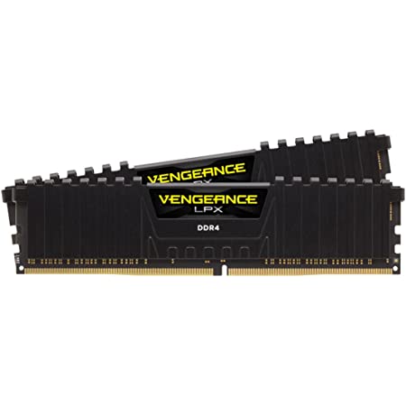 16Go (2x8Go) DDR4 3200Mhz Corsair Vengeance LPX Noir CMK16GX4M2E3200C16