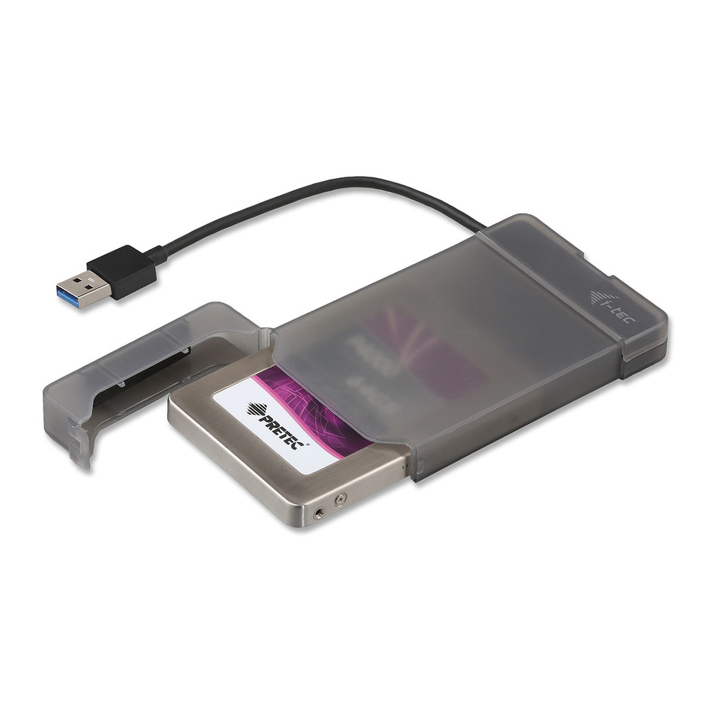 Boitier Externe 2.5" SATA III USB 3.0 I-tec MysafeU313 Noir