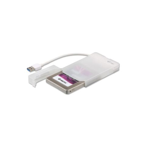 Boitier Externe 2.5" SATA III USB 3.0 I-tec Mysafe Blanc