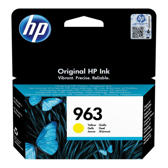 Cartouche HP 963 Jaune Jusqu'à 700 Pages