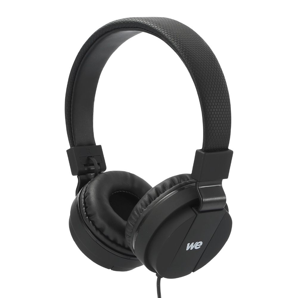 Casque avec micro filaire WE Noir 1x Jack 3.5&quot;