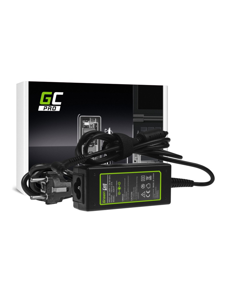 Chargeur Greencell AD61P pour Portable 19V 2.37A 45W 3.0 x 1.1