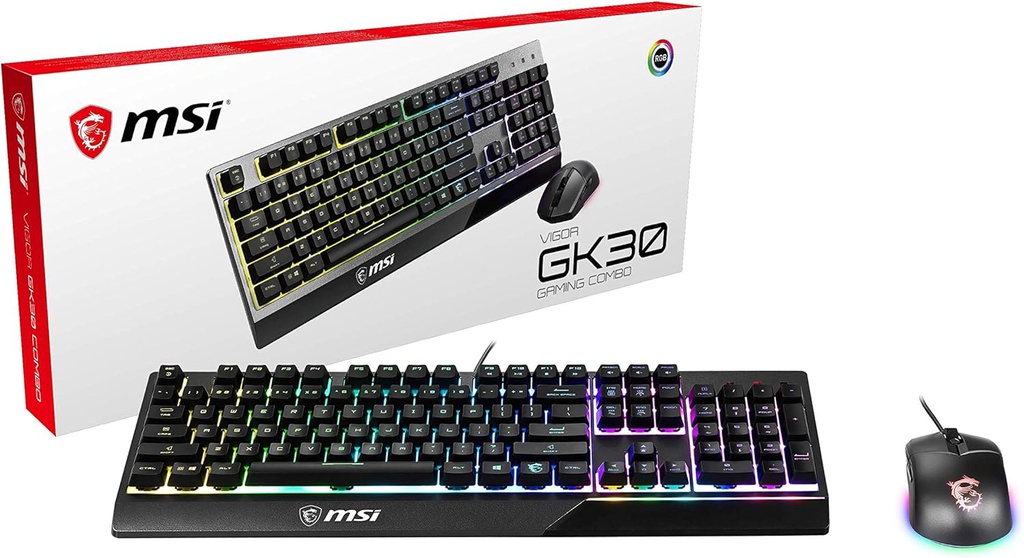 Clavier + souris MSI Vigor GK30 RGB