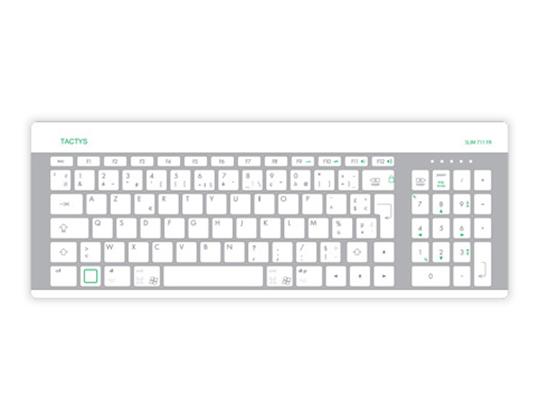 Clavier en verre Tactys Slim 711