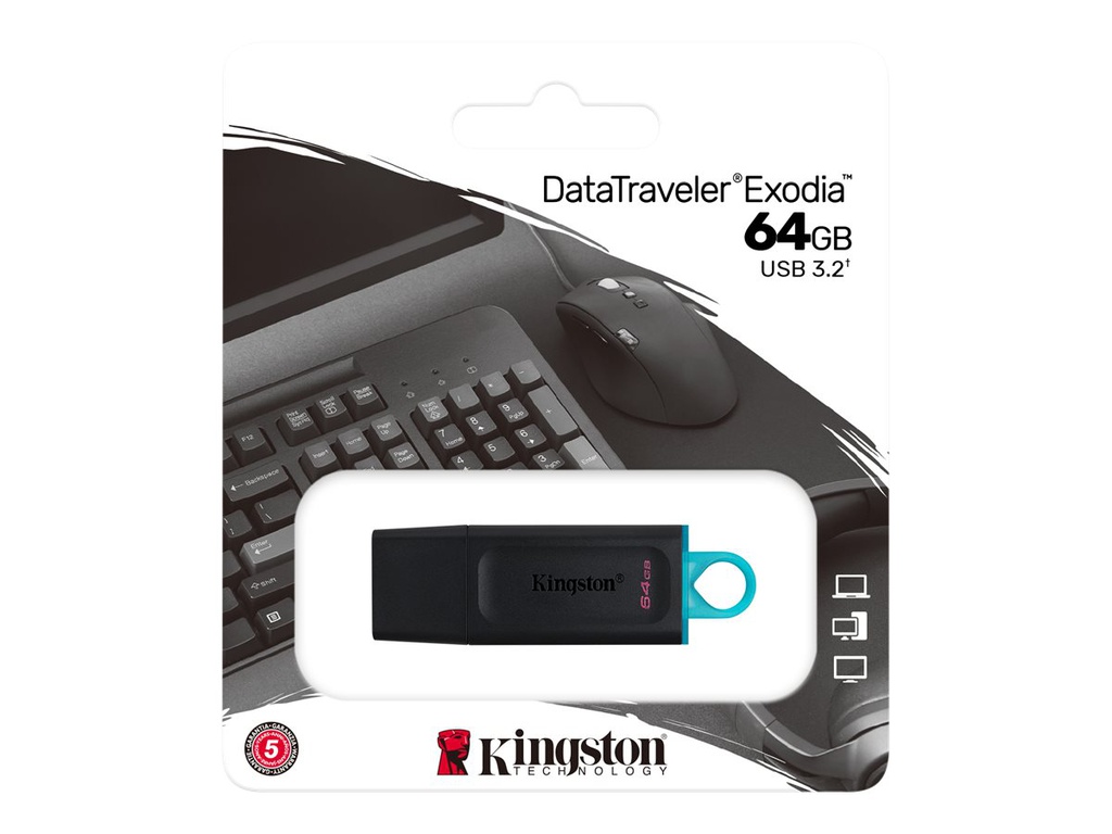 Cle USB 64Go Kingston Exodia DTX/64GB USB 3.2