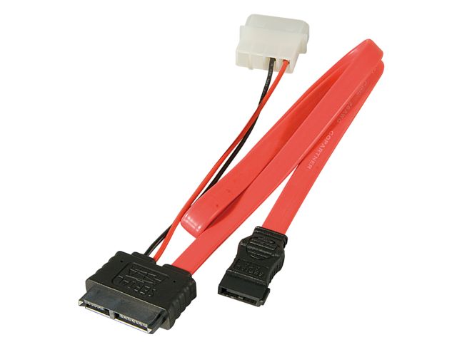 Cable Sata vers Slim Sata + 0.5M Molex