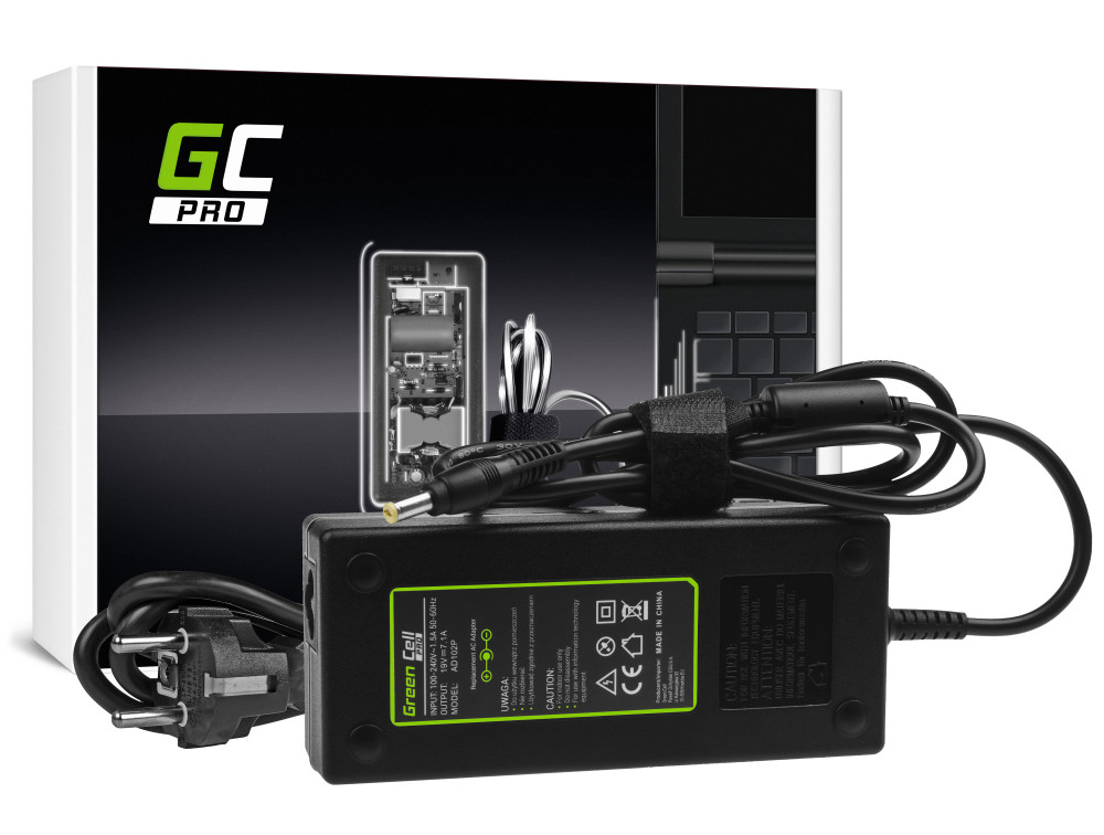 Chargeur secteur Greencell AD102P pour portable 19V 7.1A 135W 5.5 x 1.7mm