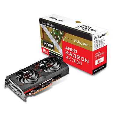 AMD Radeon RX7600 Sapphire Pulse Gaming 8Gb GDDR6