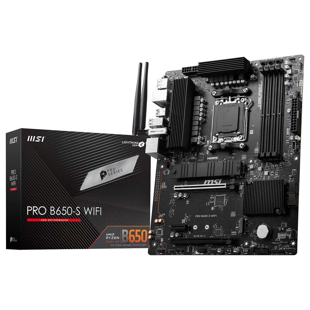 Carte mère ATX MSI Pro B650-S Wifi DDR5 (Socket AM5)