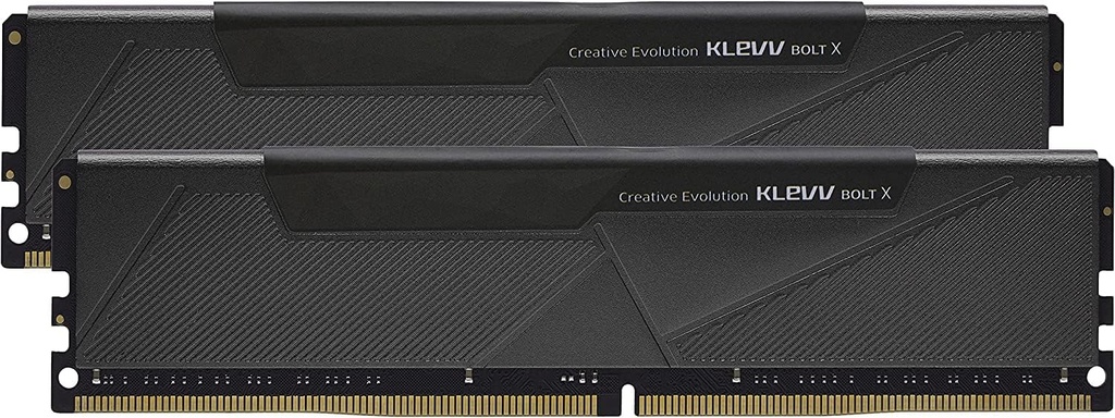 16Go (2x8Go) DDR4 3200Mhz CL16 Klevv Bolt X Noires