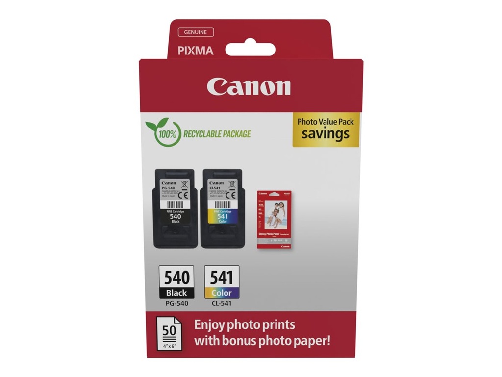 Cartouche Canon Pack PG-540/CL541