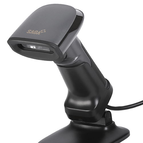 Douchette Laser filaire Saga 1D/2D SGBS-360 Noir USB