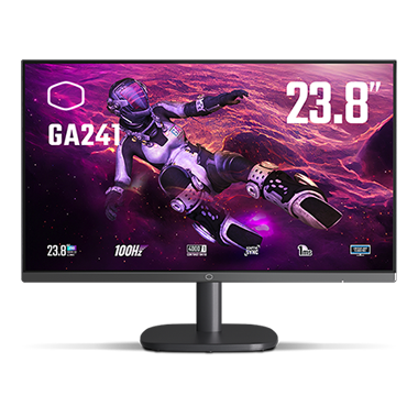 Moniteur 23,8" Cooler Master GA241 Full HD VA 1Ms 100Hz