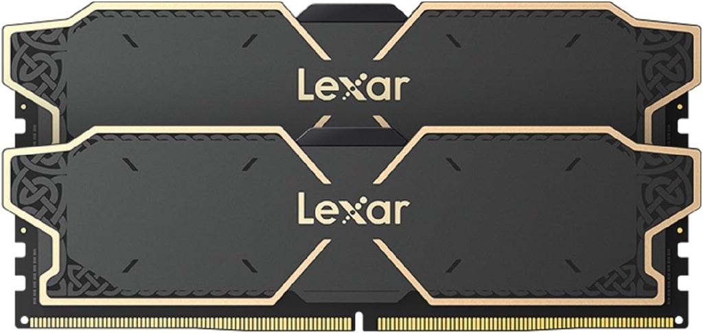 32Go (2x16Go) DDR5 6000Mhz CL38 Lexar Thor Noires LD5U16G60C38LG-RGD