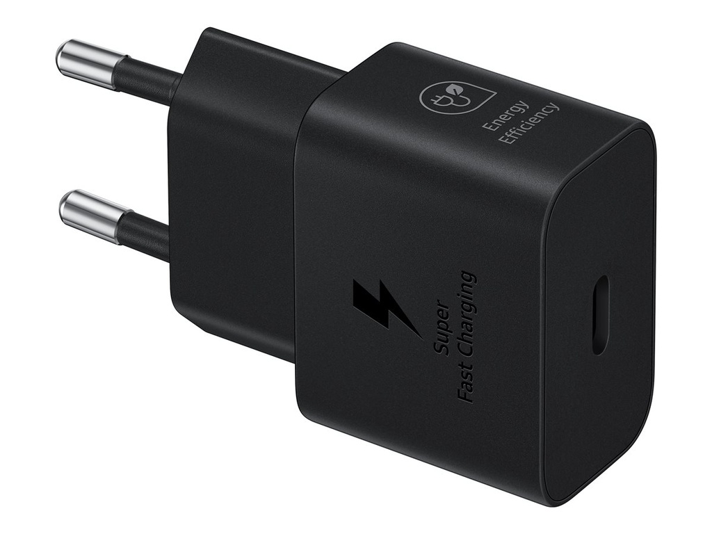 Chargeur secteur USB Type C  25W Samsung Noir