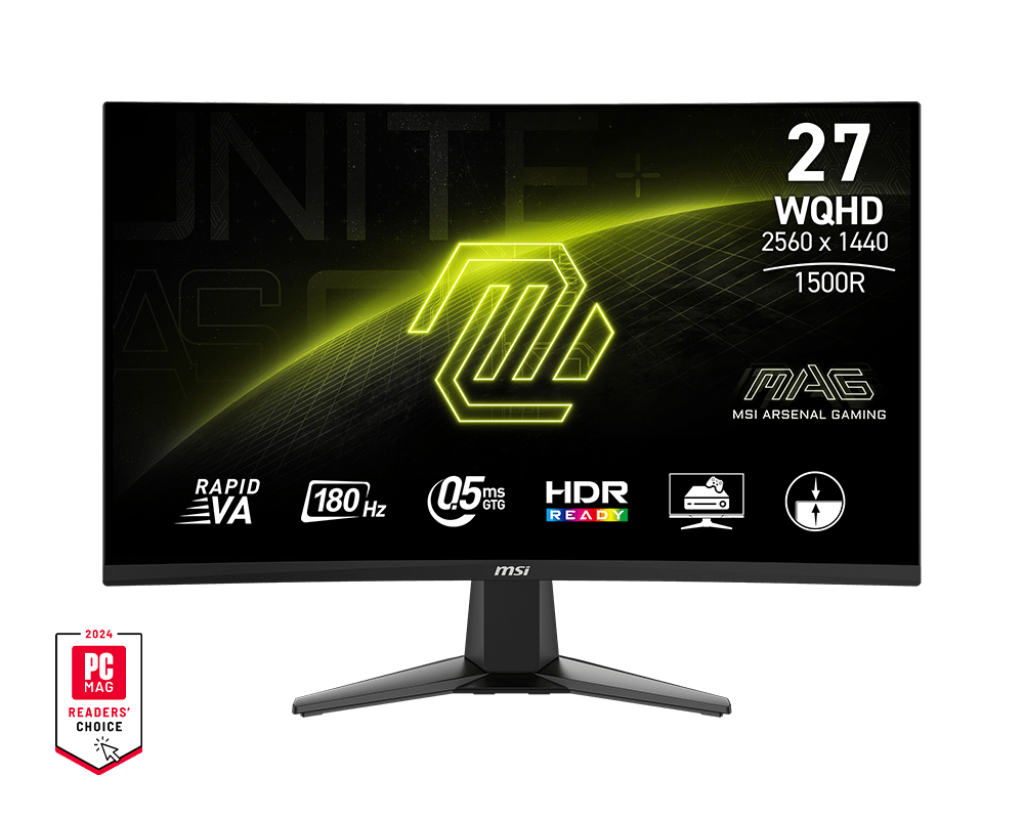 Moniteur 27" MSI MAG 274QF QHD Rapid IPS 180Hz 0.5Ms