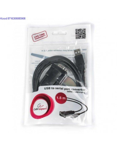 Câble USB A vers Série M/M DB9/RS232 Cablexpert