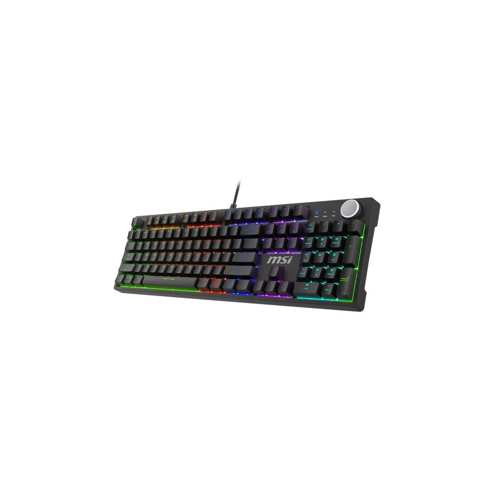 Clavier filaire mécanique MSI GK320 RGB Rouge