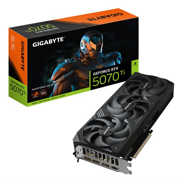 Nvidia RTX 5070 Ti Gigabyte Windforce 3X SFF 16Gb GDDR7
