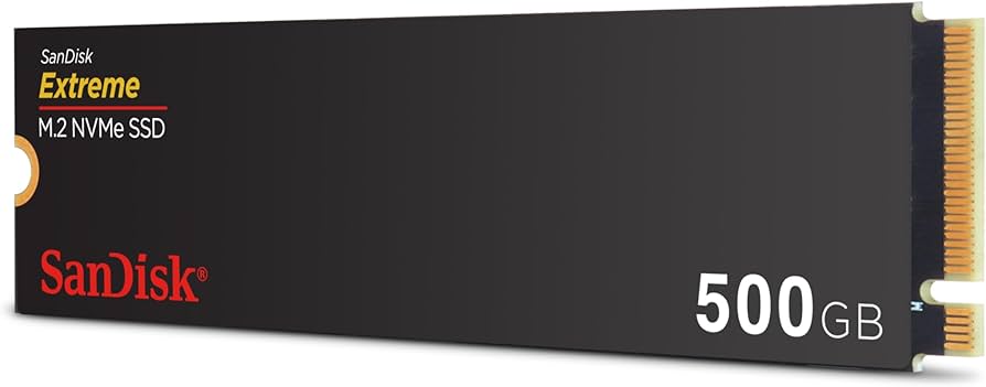 SSD 500Go M.2 (2280) Nvme PCI-E 4.0 SanDisk Extreme