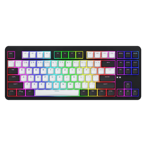 Clavier sans fil mécanique Hator Rockfall 3 Tkl RGB (Noir)