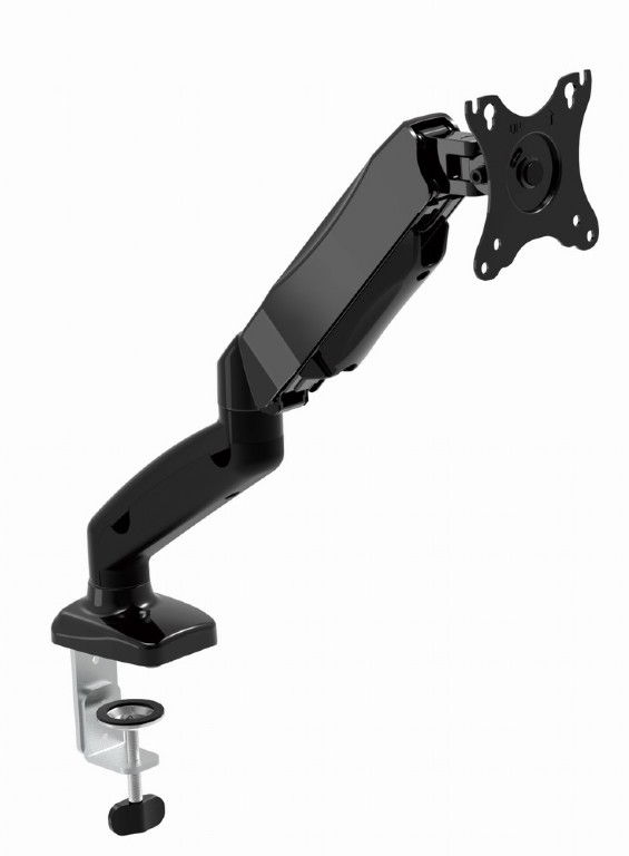 Support à pince – ressorts à gaz – Moniteur 17″-35″ 9 Kg – Vesa max. 100 x 100 – Gris