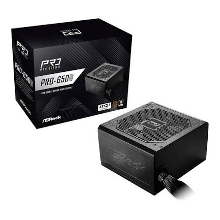 Alimentation 650W ASRock Pro-B 80+ Bronze
