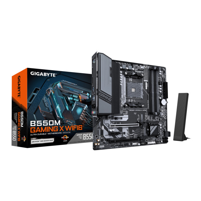 Carte mère Micro-ATX Gigabyte B550M GAMING X WIFI6 DDR4 (Socket AM4)