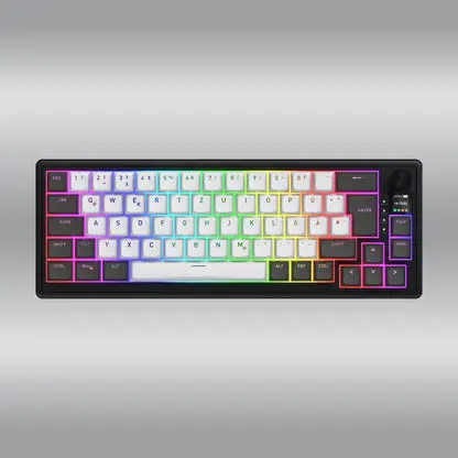 Clavier sans fil mécanique ( Hator Aurum Linear) Hator Skyfall 65 Pro TKL ARGB (Noir)
