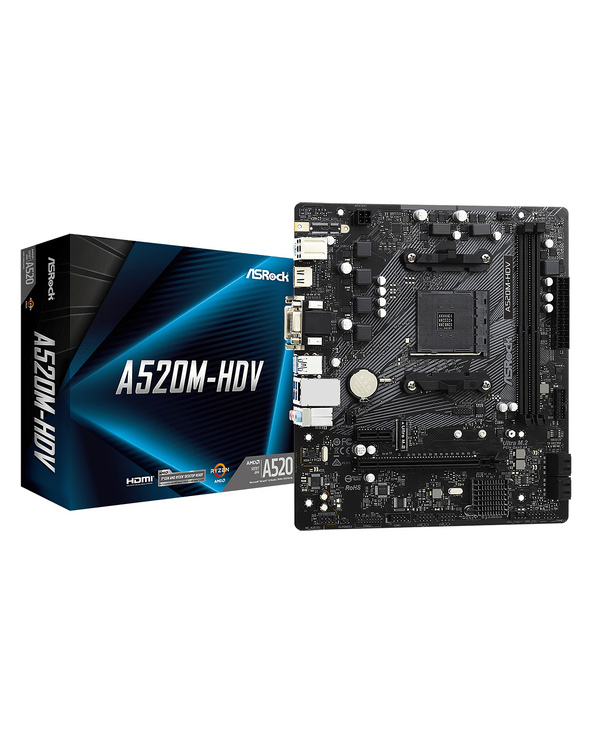 Carte mère Micro-ATX Asrock A520M-HDV DDR4 (Socket AM4)