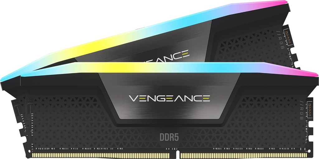 Dimm 32Go (2x16Go) DDR5 6000Mhz CL36 Corsair Vengeance RGB CMG32GX5M2E6000Z36