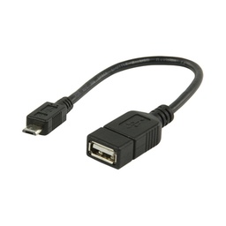 [46800102] Adaptateur Micro USB M vers USB F A OTG