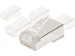 [920880] Connecteur RJ45 Blindé Cat.6 STP (avec Insert) (x10)