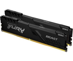 [KF432C16BBK2/16] 16Go (2x8Go) DDR4 3200Mhz CL16 Kingston Fury Beast Noires KF432C16BBK2/16