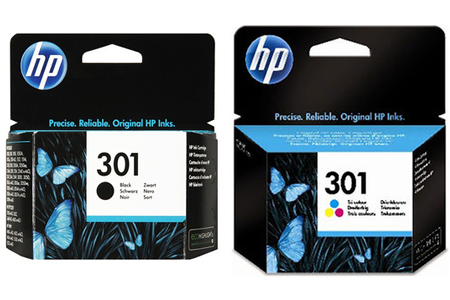 [N9J72AE] Cartouche HP Pack 301 Noir+ Couleur