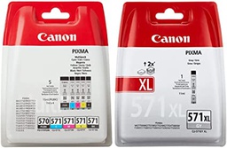 [0372C004] Cartouche Canon Pack PGI-570/CLI-571 PGBK/C/M/Y/BK