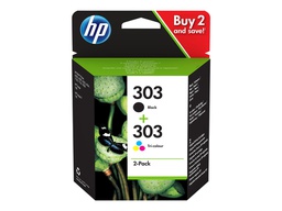 [3YM92AE] Cartouche HP Pack 303 Noir+ Couleur