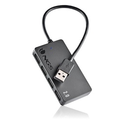 [IHUB4 TINY] Hub USB 2.0 4 Ports NGS iHub Tiny Noir