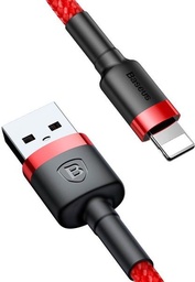 [31564-uniw] Câble USB 2.0 A vers Lightning M/M 2M Baseus Cafule Noir/Rouge