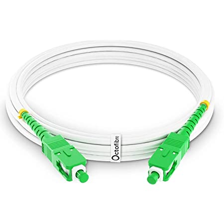 [COR161] Câble Fibre Optique SC-APC/SC-APC Orange/Bouygues/SFR 2M