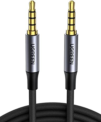 [V.00341] Câble Audio Jack 3.5" avec micro 1m M/M