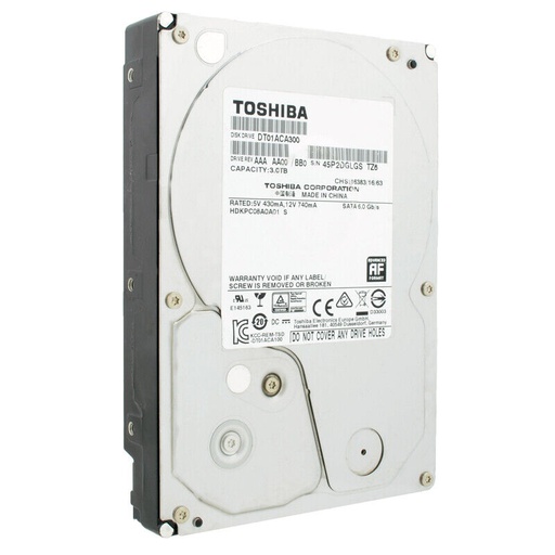 [DT01ACA300] 3To SATA III 3.5" 64Mo 7200T Toshiba DT01ACA300