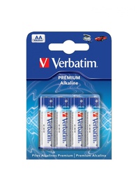 [49921] Piles Verbatim Alcalines AA/LR6 1.5V Lot de 4