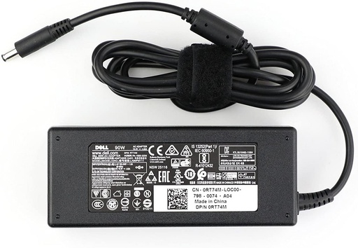 [RT74M] Chargeur secteur Original pour portable Dell 90W (19.5V 4.5/3.0mm) RT74M (vendu sans câble tripolaire)