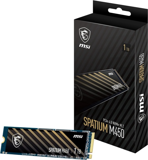 [S78-440L980-P83] SSD 1To M.2 (2280) Nvme MSI M450 PCIE 4.0