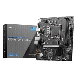 [911-7D48-007] Carte mère Micro-ATX MSI Pro H610M-E DDR4 (Socket 1700)