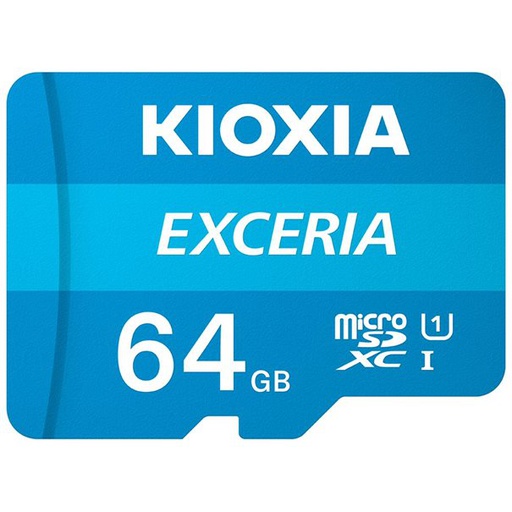 [LMEX1L064GG2] Memoire Micro SDXC 64Go Class 10/UHS-I(U1) Kioxia Exceria