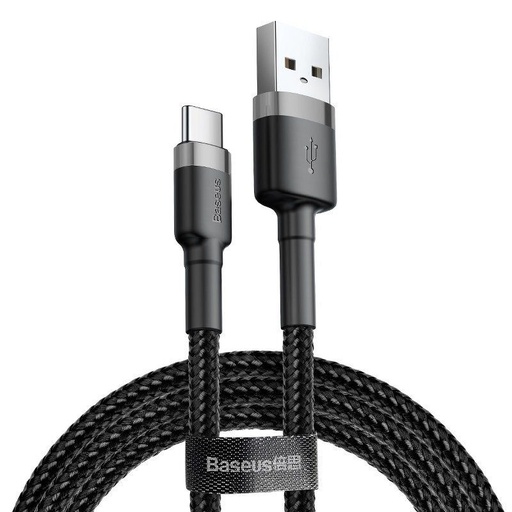 [CATKLF-CG1] Câble USB Type A vers USB Type C USB 2.0 M/M 2M Baseus Cafule Noir/Noir Quick Charge