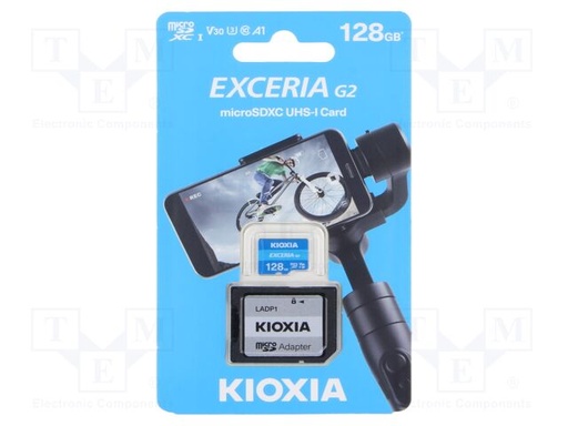 [LMEX2L128GG2] Memoire Micro SDXC 128Go Class 10/UHS-I Kioxia Exceria G2